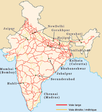 Indian Railways network fr
