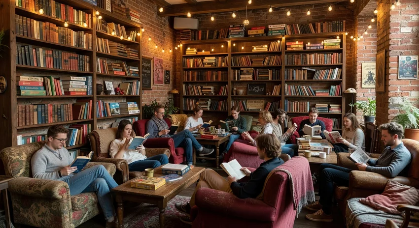 Intérieur cosy du Ciferblat, bar à la minute à Moscou