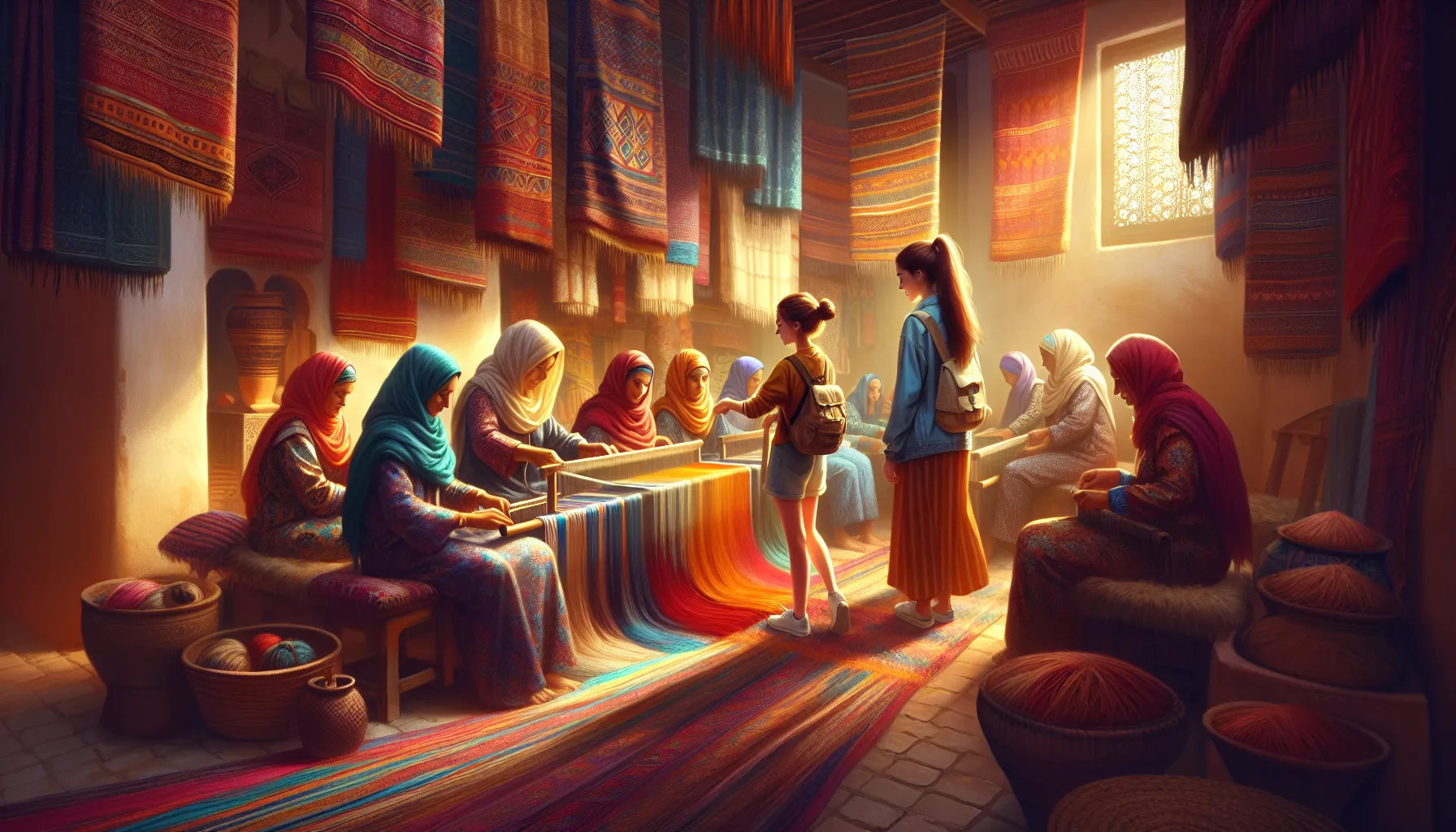 Artisanat local dans un projet de tourisme communautaire